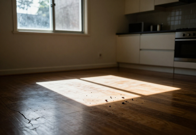 Cockroach infestation in a Casula kitchen before treatment